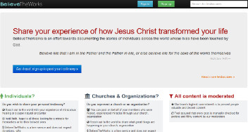 believe the works charity sevice application