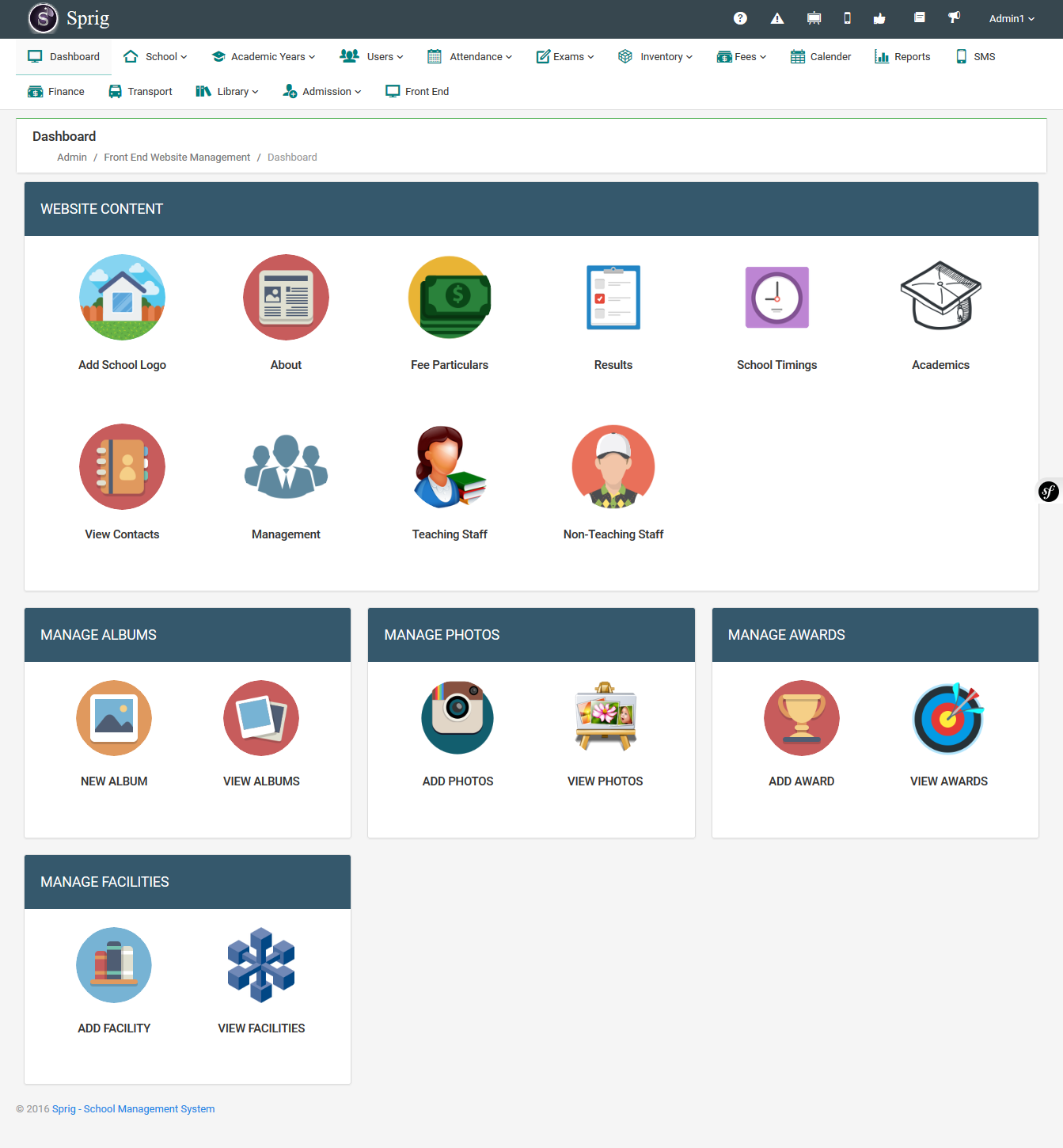 school management system